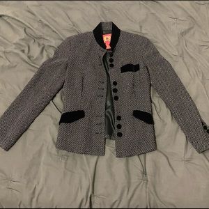Vintage Shanghai Tang tweed blazer